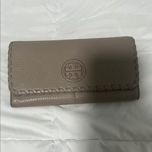 Tory Burch Brown Leather Wallet